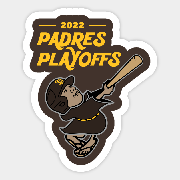 Padres Playoffs Padres Sticker TeePublic